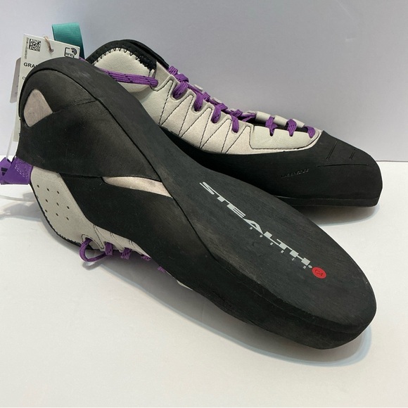 Adidas 5.10 Grandstone Climbing Shoes Men’s 10.5 Gray Purple New w/ Tags - Picture 8 of 11